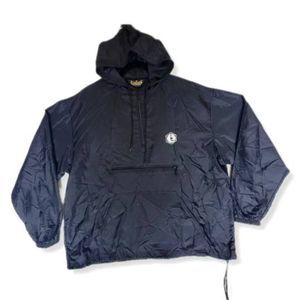 Vintage Auburn Sportswear Blk Packable Windbreaker-Men's Lrg -Gently Used -90s